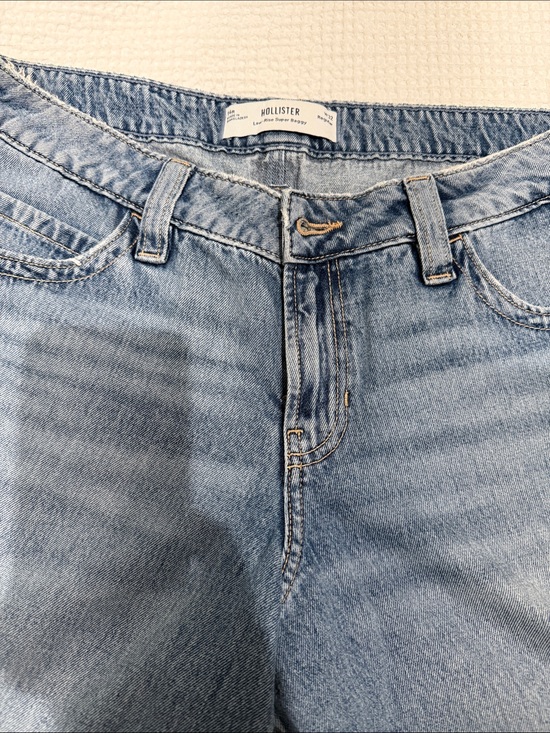 Hollister Denim - Hollister Faded Blue Low-Rise Super Baggy Jeans